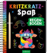 Vorderes Coverbild Kritzkratz-Spaß Regenbogen