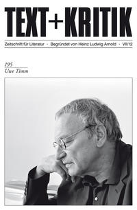Vorderes Coverbild Uwe Timm