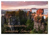 Vorderes Coverbild Traumlandschaft - Sächsische Schweiz (Wandkalender 2025 DIN A2 quer), CALVENDO Monatskalender