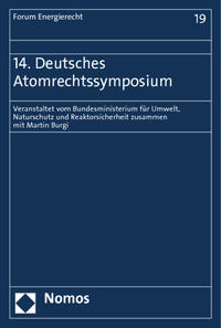 Vorderes Coverbild 14. Deutsches Atomrechtssymposium