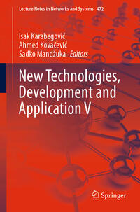 Vorderes Coverbild New Technologies, Development and Application V