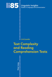 Vorderes Coverbild Text Complexity and Reading Comprehension Tests
