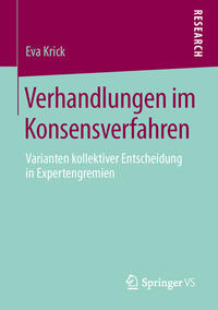 Vorderes Coverbild Verhandlungen im Konsensverfahren