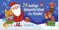 Vorderes Coverbild 24 lustige Adventsrätsel für Kinder
