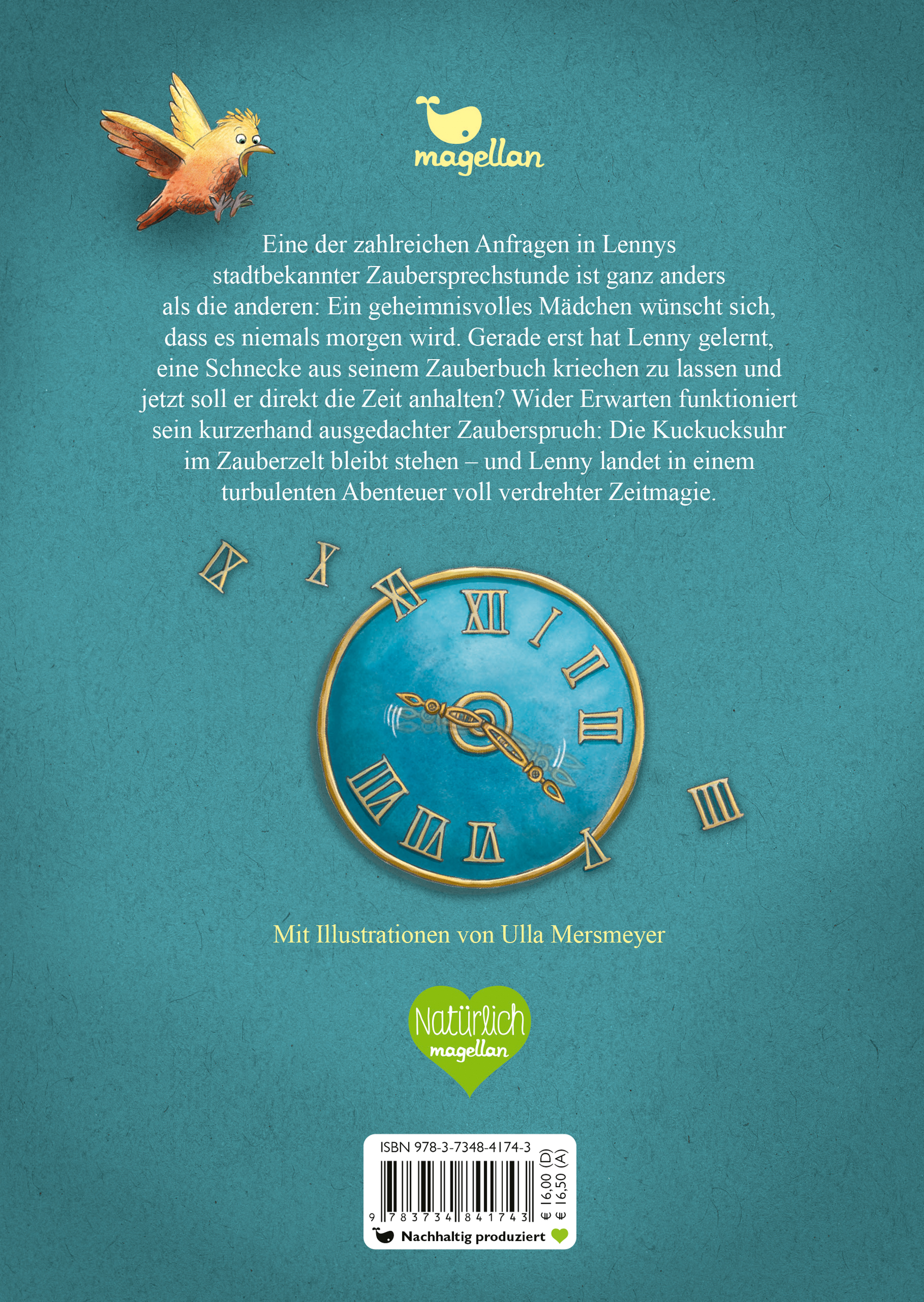 Rückseitencover Der Zeitzauberer – Tickt’s hier noch richtig?