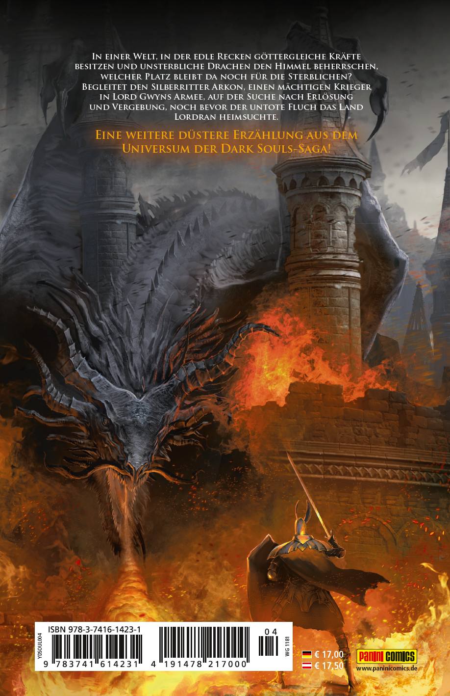 Rückseitencover Dark Souls