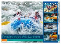 Vorderes Coverbild Faszination Wildwasser - Rafting (Tischkalender 2025 DIN A5 quer), CALVENDO Monatskalender
