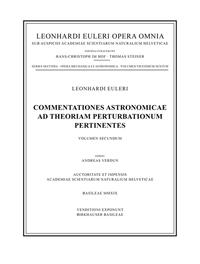 Vorderes Coverbild Commentationes astronomicae ad theoriam perturbationum pertinentes 2nd part
