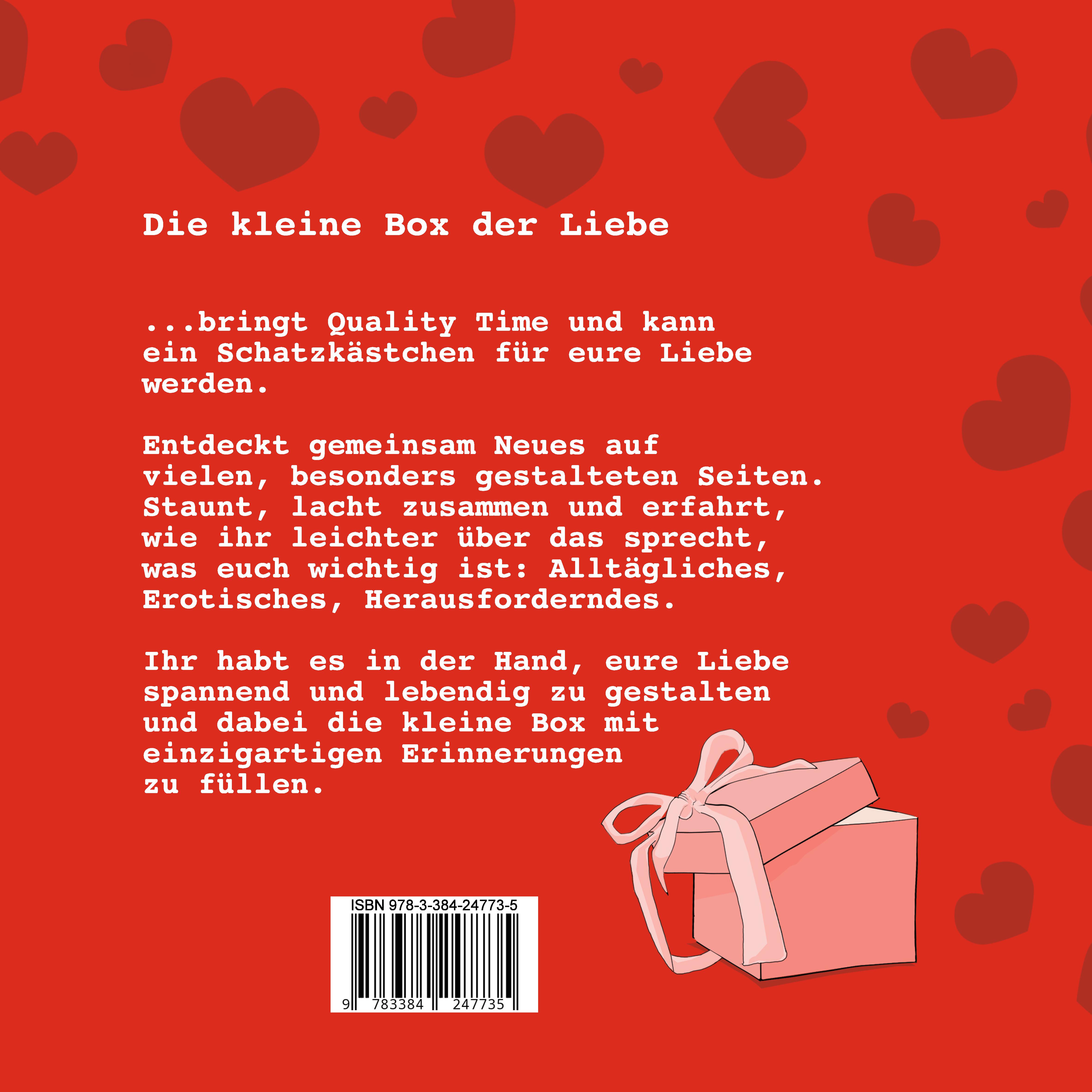 Rückseitencover Die kleine Box der Liebe