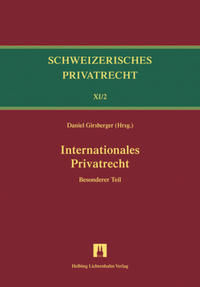 Vorderes Coverbild Bd.XI/2: Internationales Privatrecht