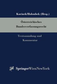 Vorderes Coverbild Österreichisches Bundesverfassungsrecht