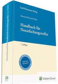Vorderes Coverbild Handbuch für Notarfachangestellte