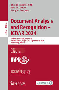 Vorderes Coverbild Document Analysis and Recognition - ICDAR 2024