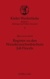 Vorderes Coverbild Register zu den Wunderzeichenbüchern Job Fincels