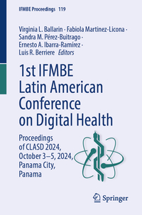 Vorderes Coverbild 1st IFMBE Latin American Conference on Digital Health