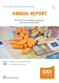 Vorderes Coverbild AMNOG-Report 2023