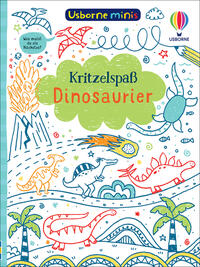 Vorderes Coverbild Usborne Minis: Kritzelspaß Dinosaurier