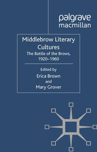 Vorderes Coverbild Middlebrow Literary Cultures