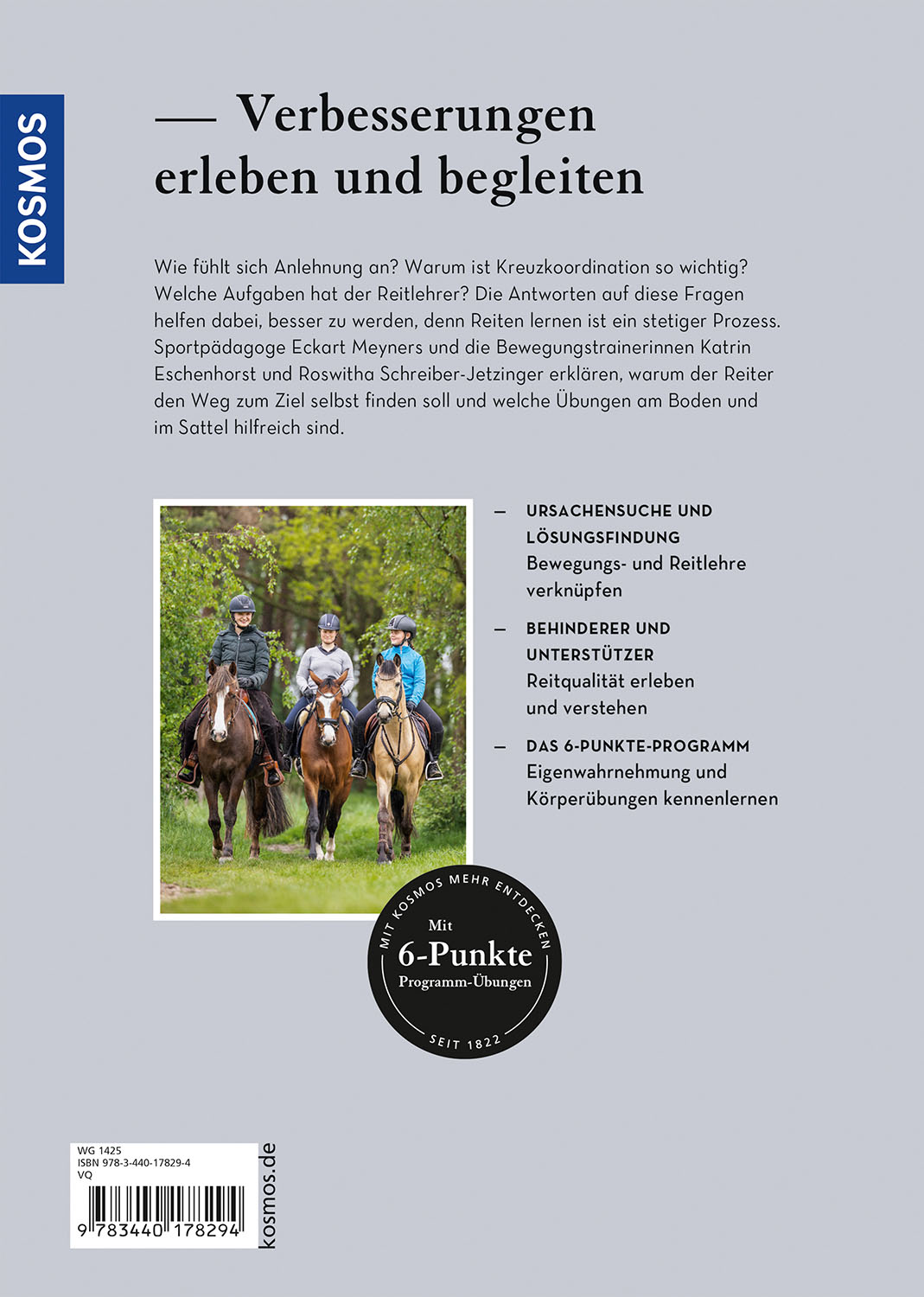 Rückseitencover Verbessere dein Reiten