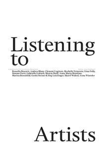 Vorderes Coverbild Listening to Artists