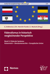 Vorderes Coverbild Föderalismus in historisch vergleichender Perspektive