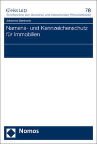 Vorderes Coverbild Namens- und Kennzeichenschutz für Immobilien