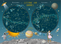 Vorderes Coverbild Sterne am Himmel: Sternenkarte für Kinder