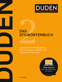 Vorderes Coverbild Duden – Das Stilwörterbuch