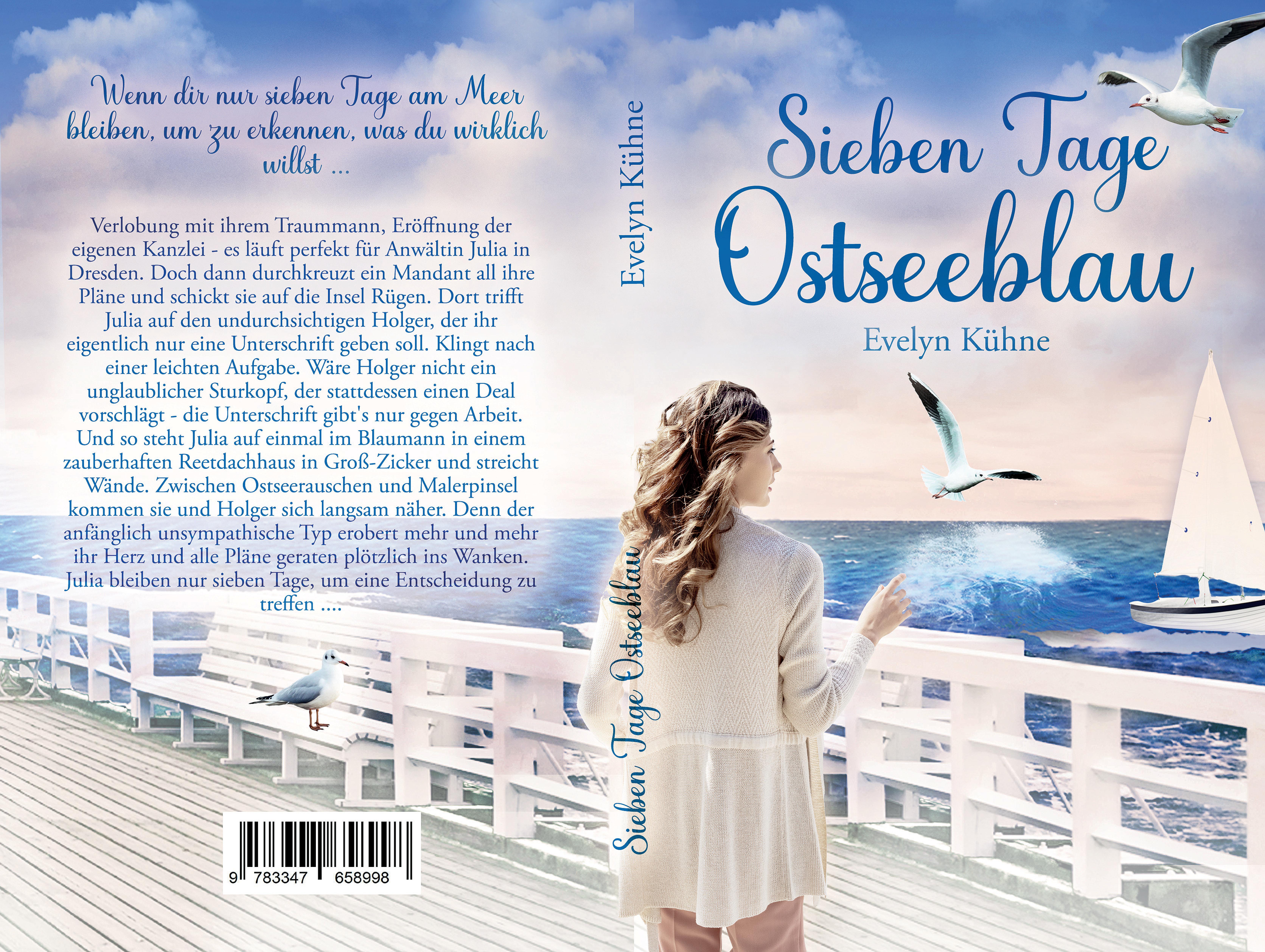 Gesamtes Coverbild Sieben Tage Ostseeblau