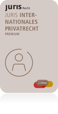Vorderes Coverbild juris Internationales Privatrecht Premium
