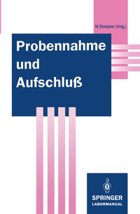 Vorderes Coverbild Probennahme und Aufschluß