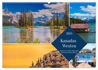 Vorderes Coverbild Kanadas Westen - Abenteuer mit dem Wohnmobil - British Columbia & Alberta (Wandkalender 2025 DIN A2 quer), CALVENDO Monatskalender