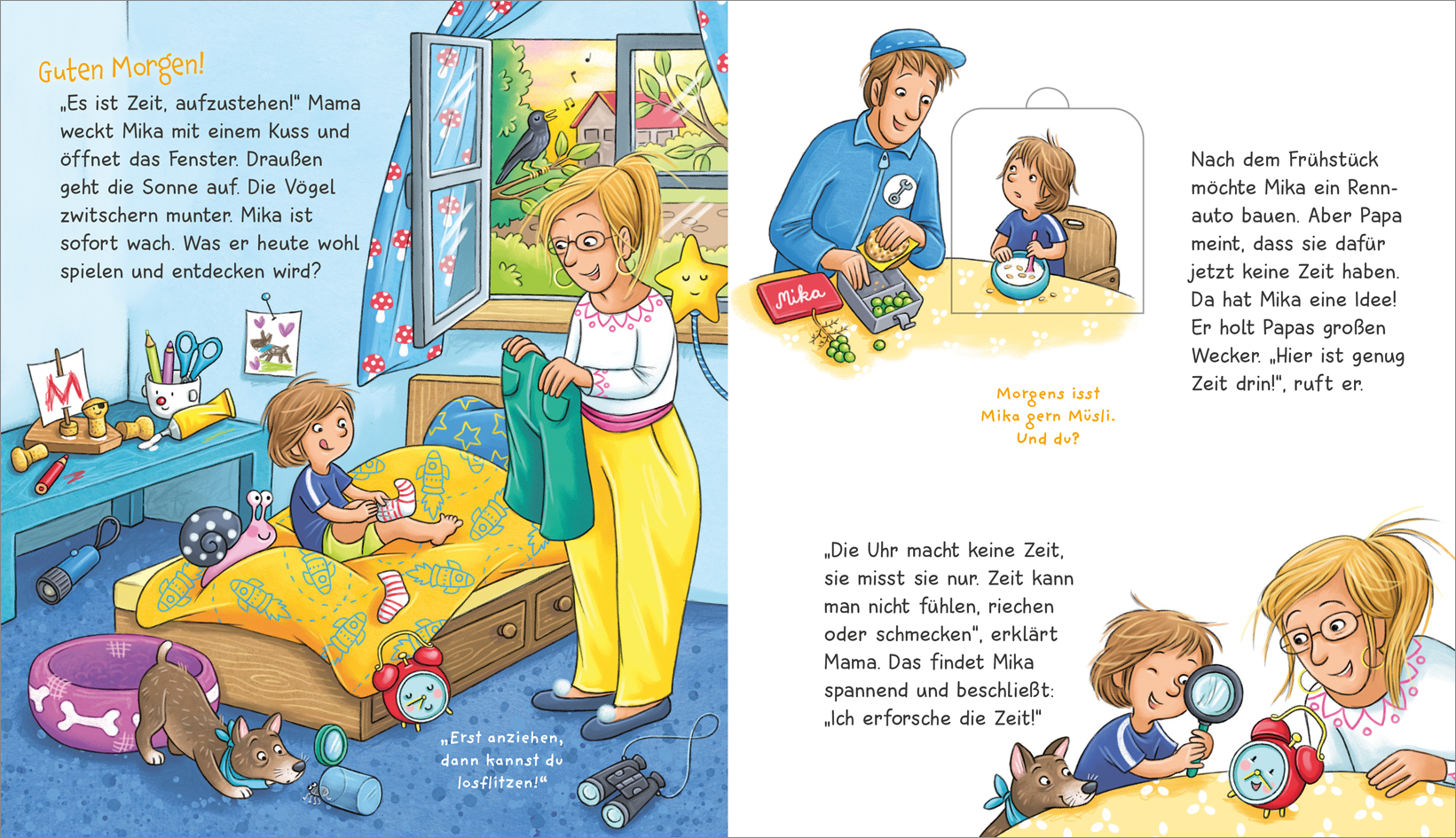 Beispielinhalt (Bild) WAS IST WAS Meine Welt Bd. 14 Wo steckt die Zeit?