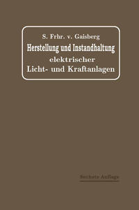 Vorderes Coverbild Herstellung und Instandhaltung Elektrischer Licht- und Kraftanlagen