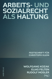 Vorderes Coverbild Arbeits- und Sozialrecht als Haltung