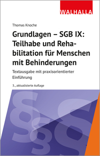 Vorderes Coverbild Grundlagen - SGB IX: Teilhabe und Rehabilitation von Menschen mit Behinderungen