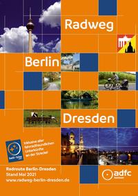 Vorderes Coverbild Fahrradkarte Radweg Berlin-Dresden