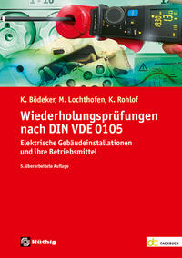 Vorderes Coverbild Wiederholungsprüfungen nach DIN VDE 0105