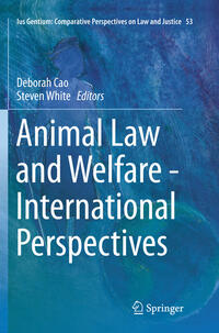 Vorderes Coverbild Animal Law and Welfare - International Perspectives