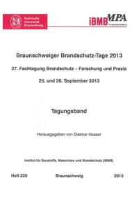 Vorderes Coverbild Braunschweiger Brandschutz-Tage 2013