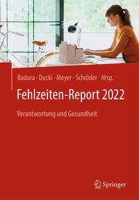 Vorderes Coverbild Fehlzeiten-Report 2022