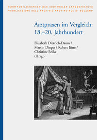 Vorderes Coverbild Arztpraxen im Vergleich: 18.-20. Jahrhundert