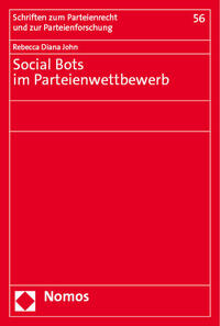 Vorderes Coverbild Social Bots im Parteienwettbewerb