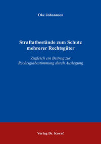 Vorderes Coverbild Straftatbestände zum Schutz mehrerer Rechtsgüter