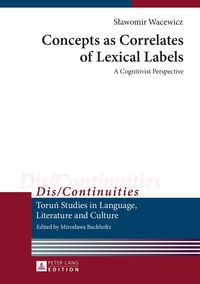 Vorderes Coverbild Concepts as Correlates of Lexical Labels