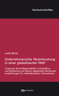 Vorderes Coverbild Unternehmerische Verantwortung in einer globalisierten Welt