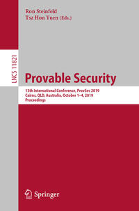 Vorderes Coverbild Provable Security