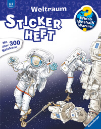 Vorderes Coverbild Wieso? Weshalb? Warum? Stickerheft - Weltraum