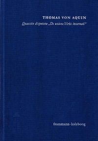 Vorderes Coverbild Quaestio disputata ›De unione Verbi incarnati‹ (›Über die Union des fleischgewordenen Wortes‹)