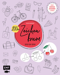 Vorderes Coverbild 200 x Zeichenkram – Step by Step